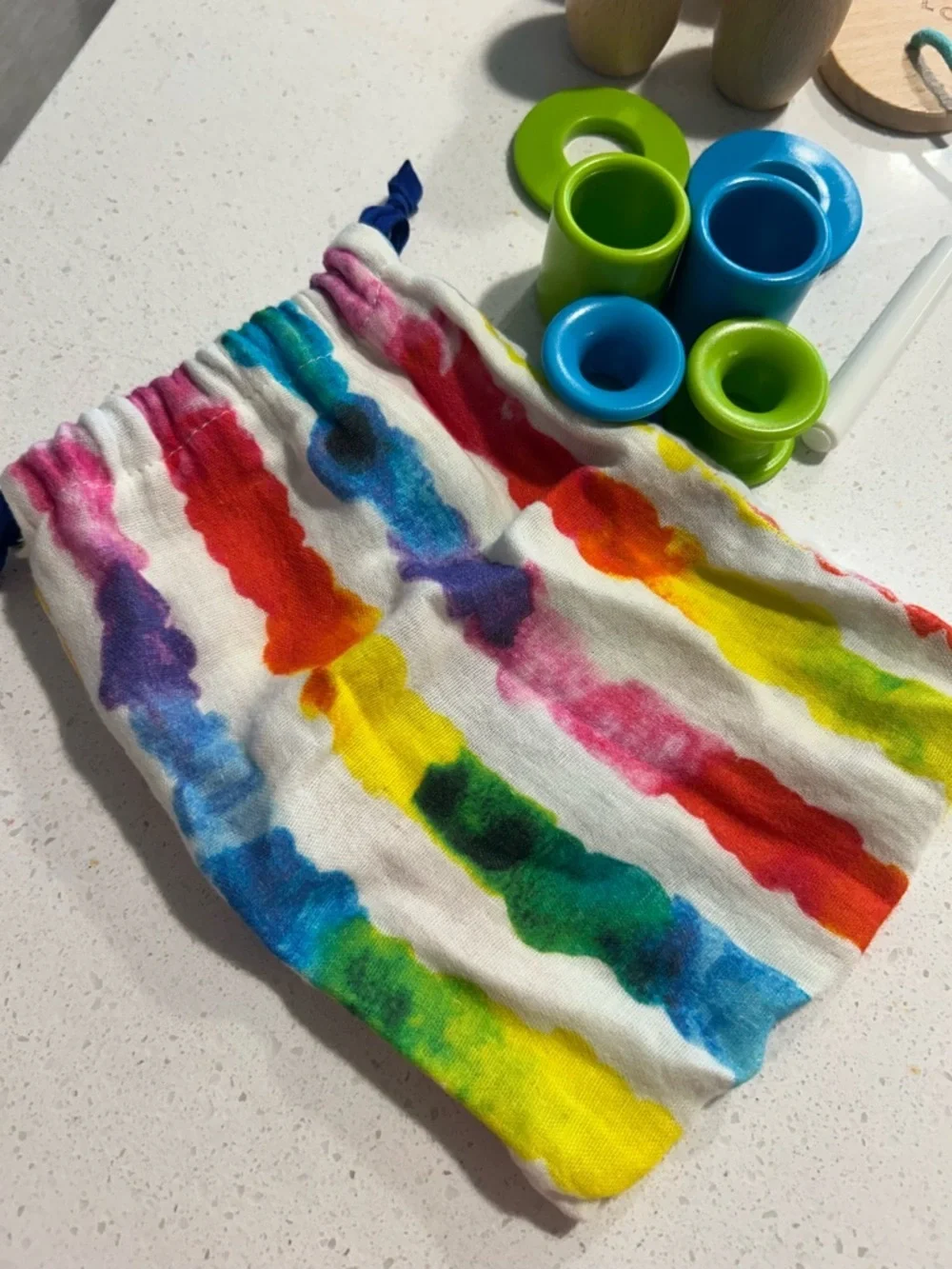Lovevery Threadable Bead Kit from the Adventurer Play Kit Months 16, 17, 18
